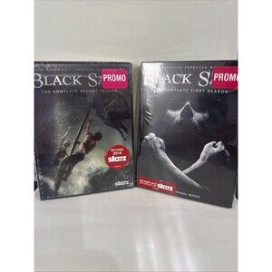 Black Sails : Complete Season 1 & Season 2 DVD Sets - New Factory SEALED